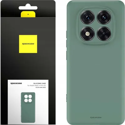 Produktbild von Spacecase Silikonhülle 3.0 Redmi Note 14 Pro 5G grün