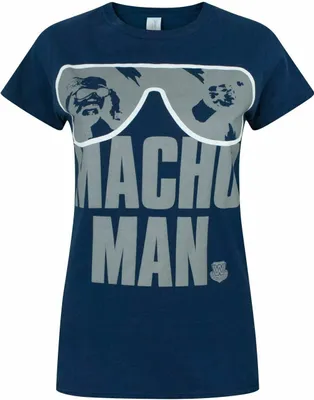 Image de WWE - T-shirt "Macho Man" pour femme NS5617 (XL) (Bleu)