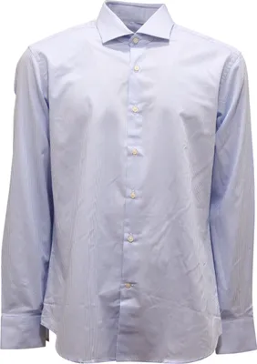 Immagine prodotto di L1364 Camicia Riga Uomo Bordoni Man Cotone Striped Shirt
