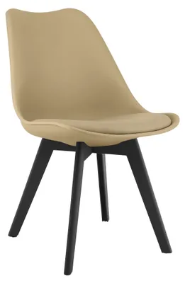 Produktbild von MARK Stuhl - dunkelbeige / schwarze Beine x 1