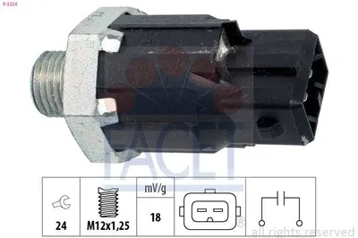 Produktbild von FACET Klopfsensor 9.3224 für NISSAN Qashqai / Qashqai +2 I (J10, NJ10)