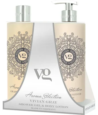 Produktbild von VIVIAN GRAY 2033 Aroma Selection Duschgel & Body Lotion Grapefruit & Vetiver (1000 ml)