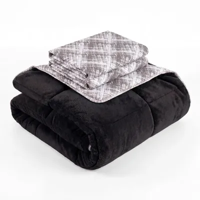 Produktbild von Einzel - Kids Luxury Wellsoft Steppdecke, doppelseitig mit Kopfkissenbezug, 135 x 200 cm Steppdecke