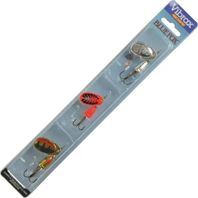 Produktbild von Blue Fox Vibrax Raubfisch-Kit Spinnköder - 3 Spinner