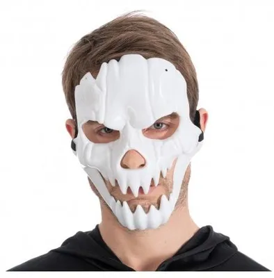 Produktbild von Totenkopf-Maske weiß