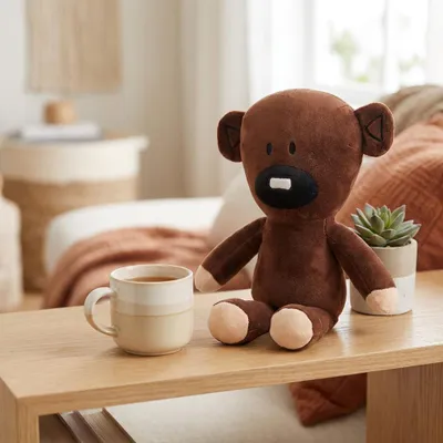Produktbild von Mr Bean Teddybär Kuscheltier 30 cm – weiche Plüschfigur für Fans, Kinder & Sammler