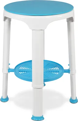 Produktbild von Aidapt Duschhocker mit drehbarem Sitz und Ablagefach