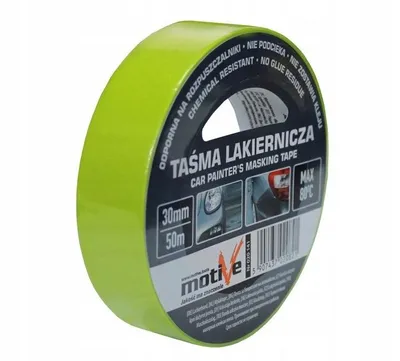 Zdjęcie produktu dla Taśma lakiernicza 30x50m malarska odporna MOTIVE