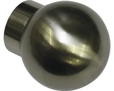 Obrázek produktu pro Gardinia koncovka koule pro Ø 25 mm nerezová ocel vzhled cm