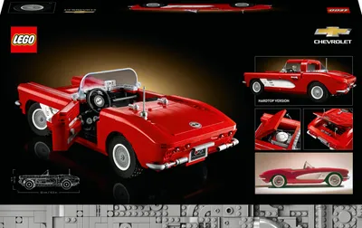 Obrázek produktu pro LEGO ICONS Corvette, Sada na stavění, 18 rok/roky, Plast, 1210 kusů, 1,59 kg