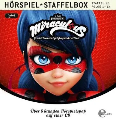 Produktbild von Miraculous-Staffel 1.1,Folge 1-13-HSP Staffelbox