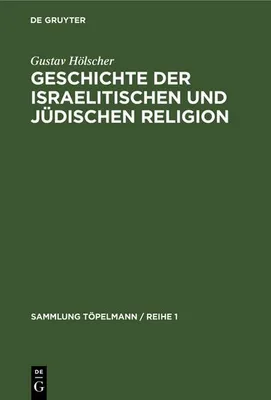 Produktbild von Geschichte der israelitischen und jüdischen Religion