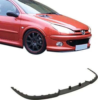 Produktbild von Frontspoiler Spoilerlippe Cup Spoiler Lippe Stoßstange Front für Peugeot 206