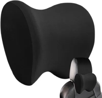 Produktbild von Ergonomischer Nackenstütz für den Auto-Sitz, Schwarz, einstellbar