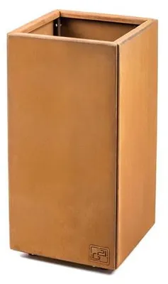 Zdjęcie produktu dla Doniczka G21 Corten Square, 30 x 60 x 30 cm