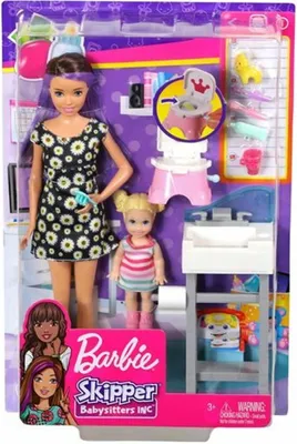Zdjęcie produktu dla Barbie Skipper Babysitters Inc. FHY97, 3 lat(a), Dziewczyna, 202 mm, 600 g, Wielobarwny