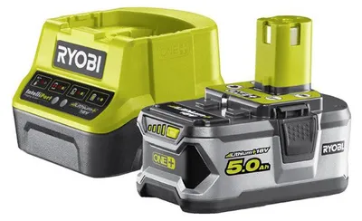 Image de Pack 1 batterie RYOBI RC18120-150 18V One+ - Li-Ion 5 Ah + chargeur rapide