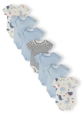 Produktbild von Minoti Set Baumwolle kurzarm Hellblau Gr. 68 für Jungen