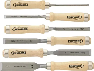 Produktbild von FORMAT Stechbeitel-Satz Holzheft 6-teilig