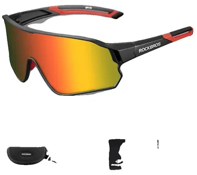 Zdjęcie produktu dla Okulary rowerowe, soczewki polaryzacyjne, ochrona UV400, 10135R