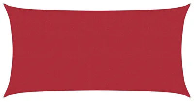 Obrázok produktu pre Slnečná clona červená, 2,5 x 6 m, HDPE
