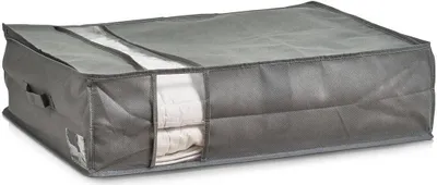 Produktbild von Zeller Aufbewahrungs-Tasche, grau, 50 x 70 x 20 cm, 14608