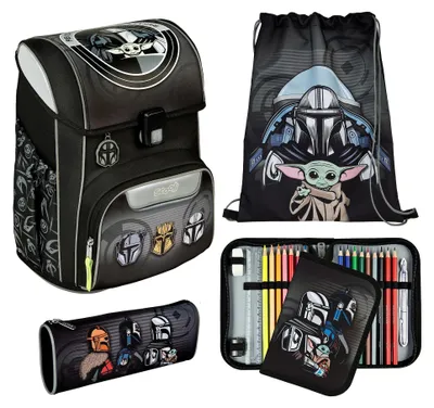 Produktbild von Scooli EasyStart Schulranzen-Set 5-teilig Star Wars schwarz