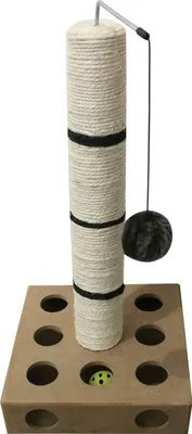 Produktbild von Dehner Katzen-Kratzsäule Tango, ca. 52 x 25.5 x 25.5, Sisal, hellbraun/beige
