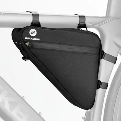 Produktbild von ROCKBROS Fahrrad Rahmentasche Dreieckstasche 1,5 L Wasserabweisend Schwarz