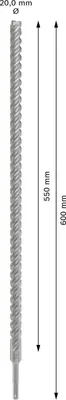 Immagine prodotto di PRO SDS plus-5X Trapano a percussione, 20 x 550 x 600 mm