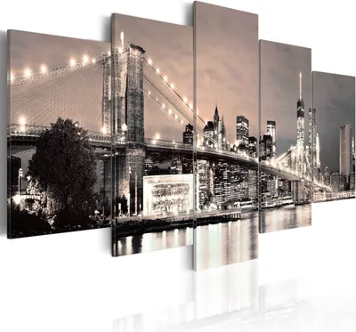 Produktbild von Modernes Wandbild 030202-11 (200x100) - 5 Teilig Bilder Fotografie auf Vlies Leiwnand Foto Bild Dekoration Wand Bilder Kunstruck