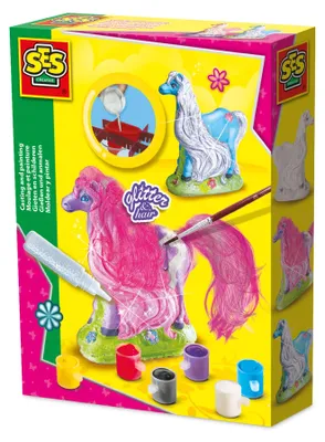 Produktbild von SES Creative Gießen und anmalen - Pferd mit Mähne, Guss-/Mal-Set für Kinder, 5 Jahr(e), Mehrfarbig