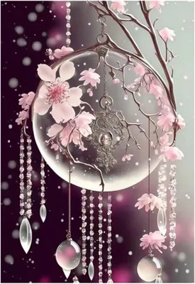 Imagen del producto de Kit de pintura con diamantes, diseño de atrapasueños, 30x40 cm, decoración para la pared del hogar