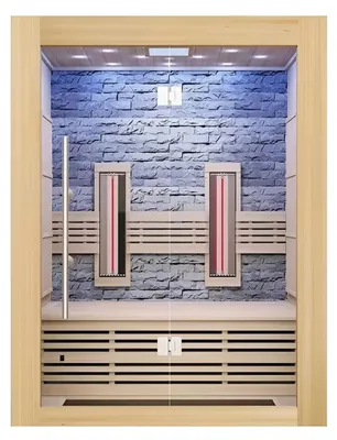 Produktbild von Sauna mit Ferninfrarotstrahlung für 3 Personen mit Computersteuerung
