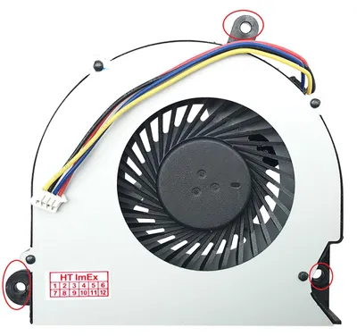 Produktbild von CPU version 1 - Lüfter Kühler 4-Pin stecker FAN cooler für HP Elitebook 8560P
