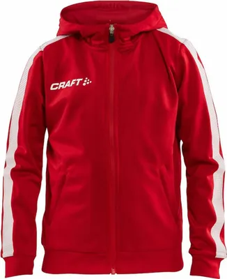 Produktbild von CRAFT Pro Control Hood Jacket JR Bright Red/White 122/128