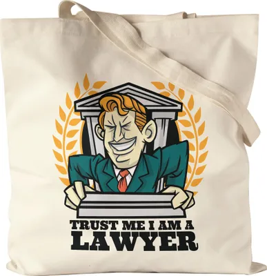 Produktbild von Lawyer Jutebeutel Stoffbeutel Law Lawyer Anwalt Gericht Gesetz Paragraph Jus Jura Lernen Studium Verhandlung