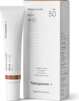 Zdjęcie produktu dla Transparent Lab Lip Gloss Terracotta SPF50 15 ml , Nawilżający balsam do ust