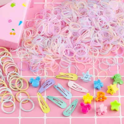 Produktbild von Haaraccessoires Mädchen - 1160 Stück Haaraccessoires Kinder - kleine Kinder Haaraccessoires - Haarspangen Mädchen