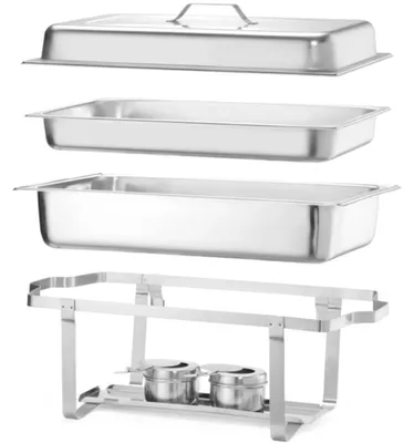 Image de HENDI Chafing Dish Gastronorm 1/1, Kitchen Line, 9L, 600x358x(H)295mm