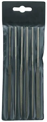 Produktbild von Fortis Nadelfeilensatz 160mm 6tlg., Hieb 2, ohne Heft in Kunststofftasche