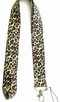 Produktbild von Schlüsselband mit Leopardenmuster - Schlüsselband mit Leopardenmuster - Schlüsselring mit Kordel - Halsband mit Schlüsselring - 1 Stück - CHPN