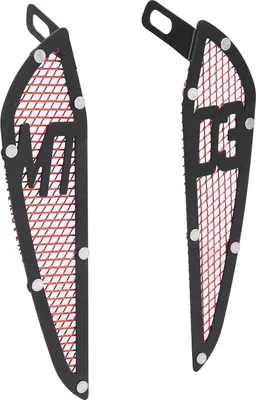 Imagen del producto de Protector lateral para depósito de combustible, rejilla lateral para depósito de aceite, protector de entrada de aire para motocicleta, protector de admisión de aire para motocicleta, cubierta de admisión de aire para motocicleta, embellecedor de ventilación para motocicleta