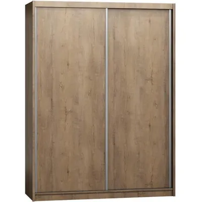 Produktbild von Kleiderschrank 180 cm mit Schiebetüren BERLINA 2 - Lefkas Eiche