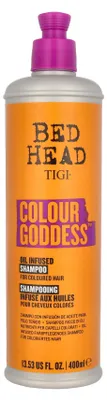 Produktbild von Bed Head Colour Goddess Shampoo, 400 ml, Shampoo, Frauen, Gefärbtes Haar, Kupfer, Rot, Anti-Frizz, Farbschutz, Ernährung, Auffrischend, Wiederbelebung, Glättend, Weichmachend