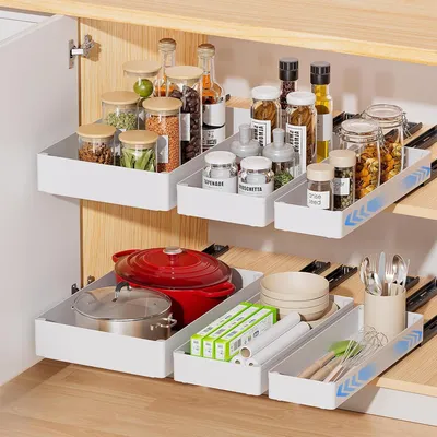 Produktbild von Set aus 3 Ausziehbaren Küchenladen