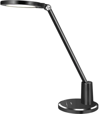 LED-Schreibtischlampe, 12 W, Touch, dimmbar, schwarz