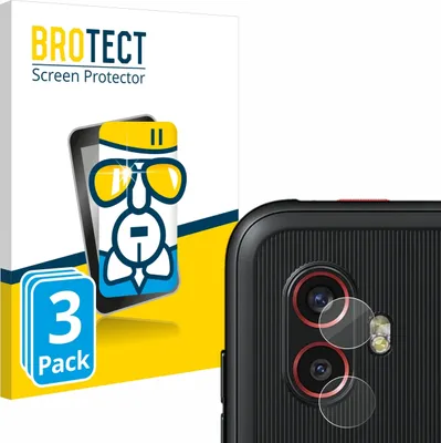 Produktbild von 3x BROTECT Schutzglas für Samsung Galaxy XCover 6 Pro (NUR Kameraschutz) Schutzfolie Panzer Folie Glas Display Schutz klar