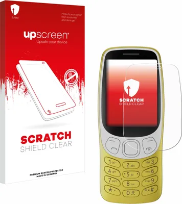 Produktbild von upscreen Schutzfolie für Nokia 3210 Displayschutz Displayschutzfolie Folie Klar Transparent