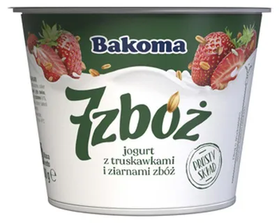 Zdjęcie produktu dla Jogurt 7 zbóż z truskawkami 300g